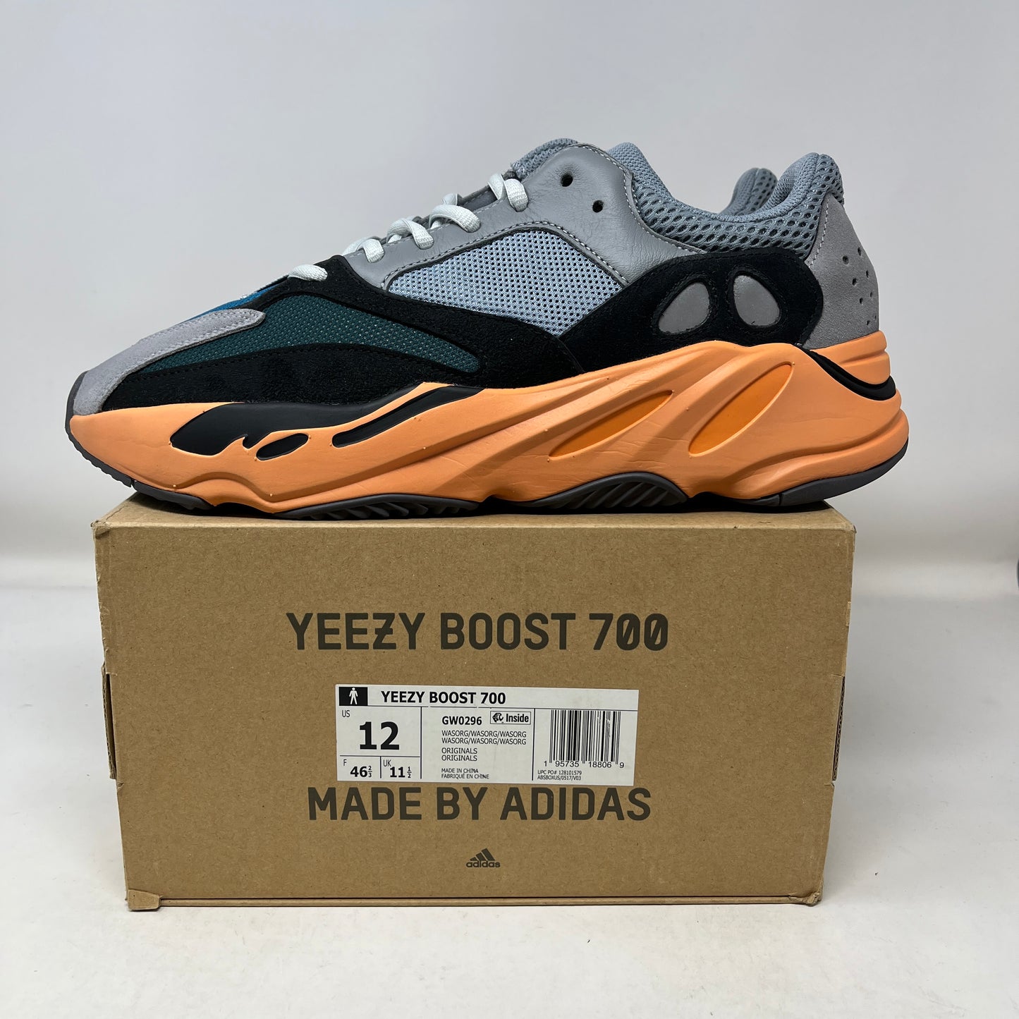adidas Yeezy Boost 700 Wash Orange Used