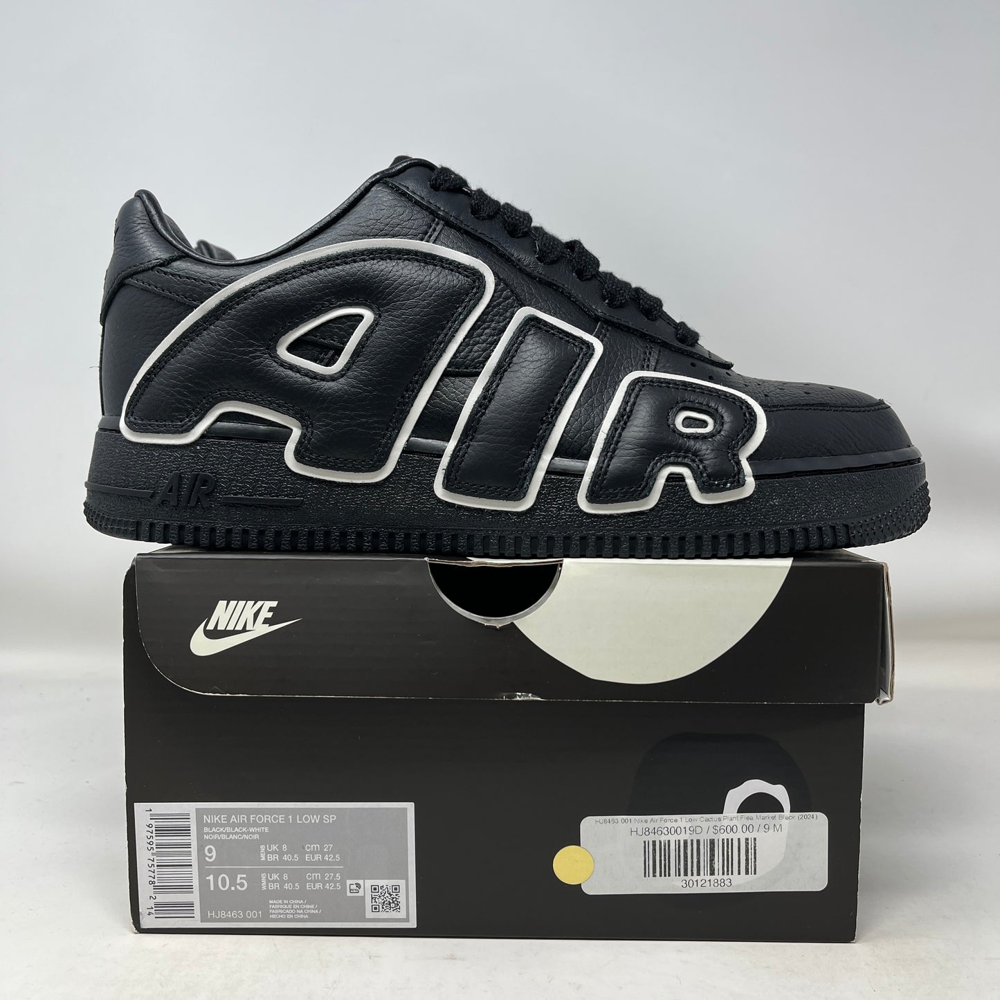 Nike Air Force 1 Low Cactus Plant Flea Market Black (2024) Used