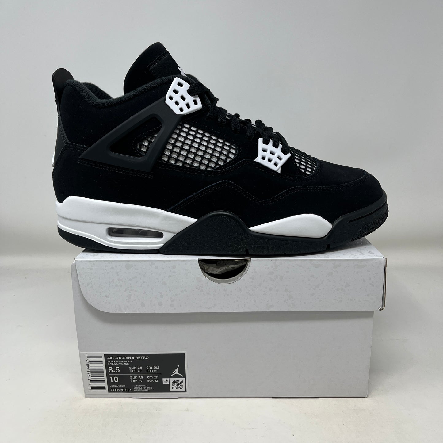 Jordan 4 Retro White Thunder