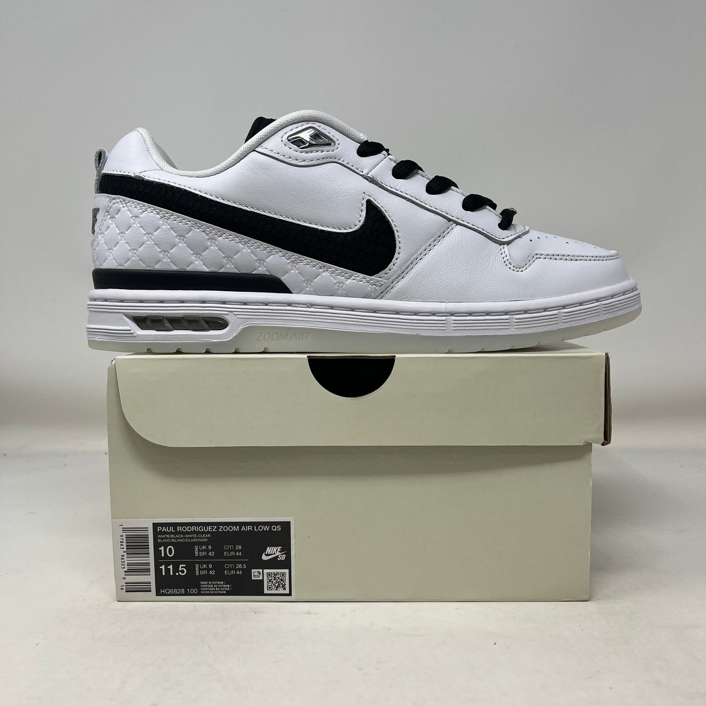 Nike SB Zoom Air Paul Rodriguez 1 OG White Black (2025)
