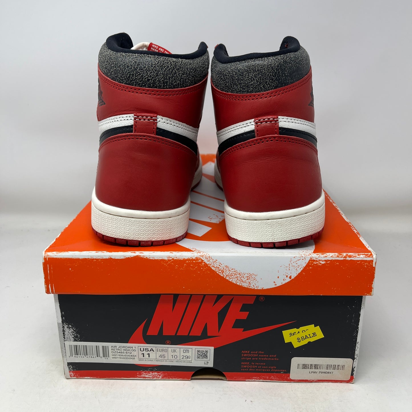 Jordan 1 Retro High OG Chicago Lost and Found Used
