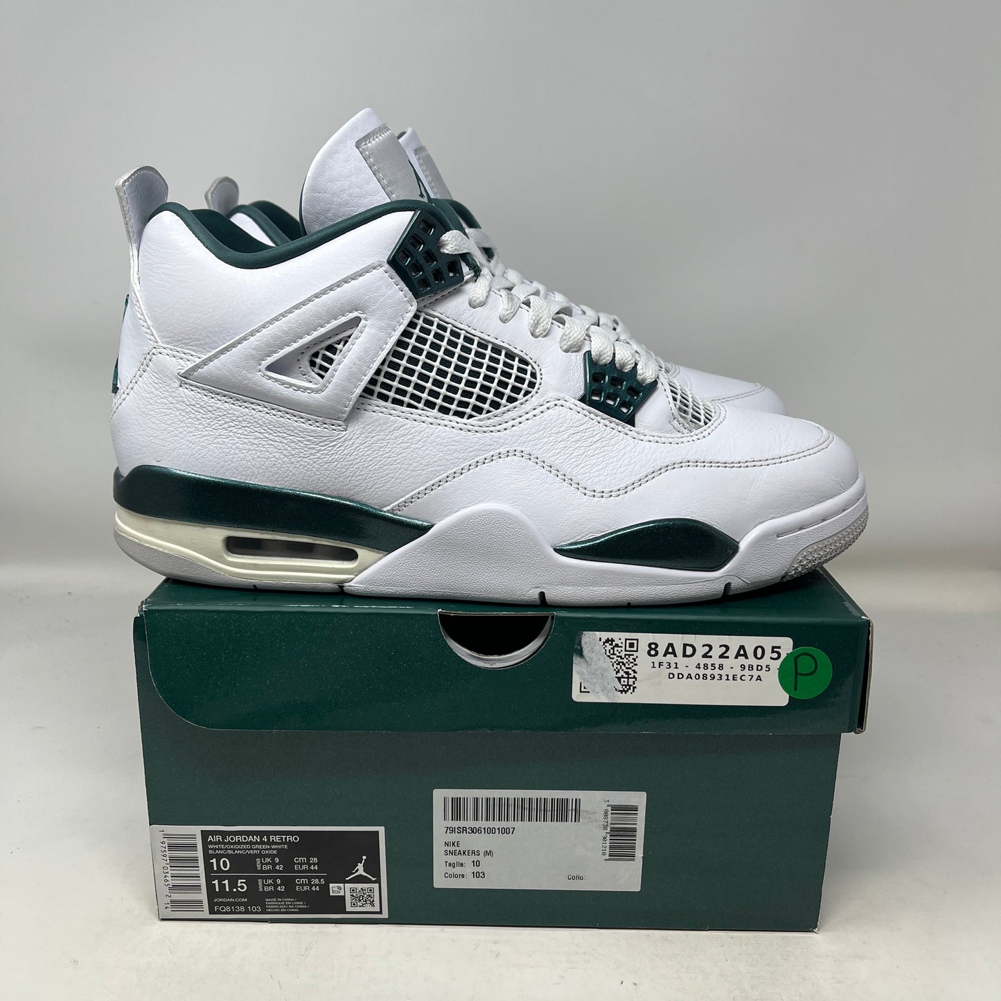 Jordan 4 Retro Oxidized Green Used
