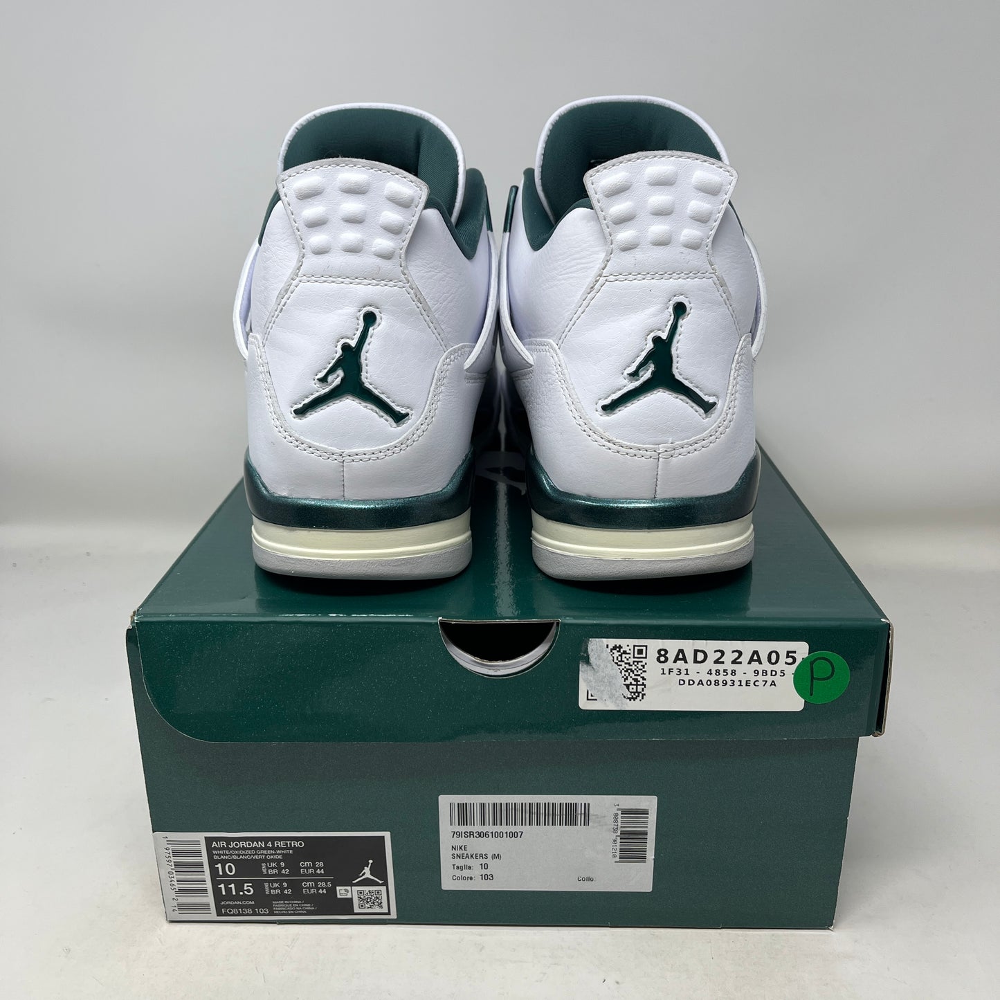 Jordan 4 Retro Oxidized Green Used