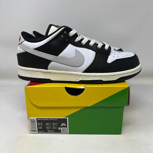 Nike SB Dunk Low HUF San Francisco used black white sneaker on box