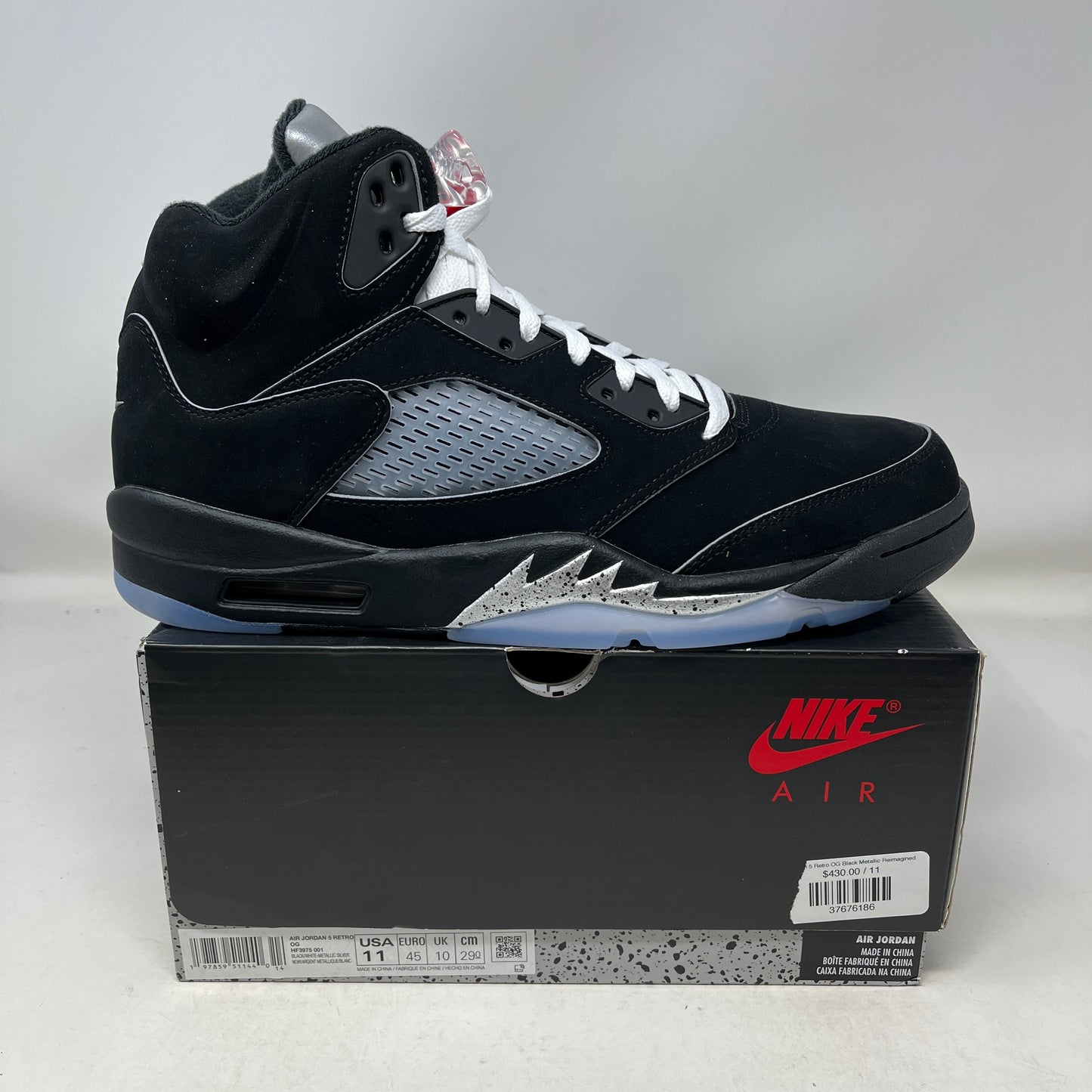 Jordan 5 Retro OG Black Metallic Reimagined