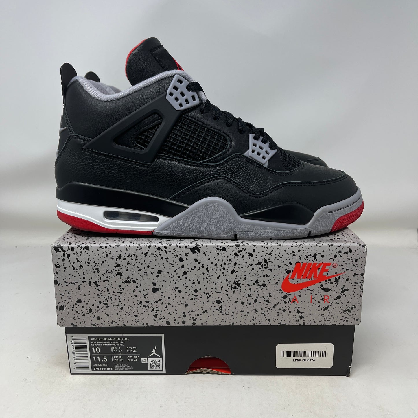 Jordan 4 Retro Bred Reimagined Used