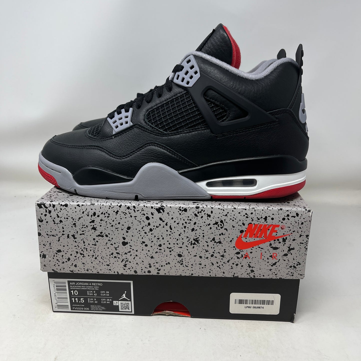 Jordan 4 Retro Bred Reimagined Used