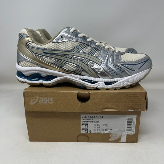 ASICS Gel-Kayano 14 Cream Pure Silver Champagne Used