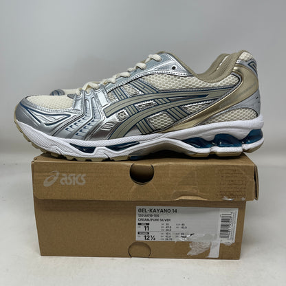 ASICS Gel-Kayano 14 Cream Pure Silver Champagne Used