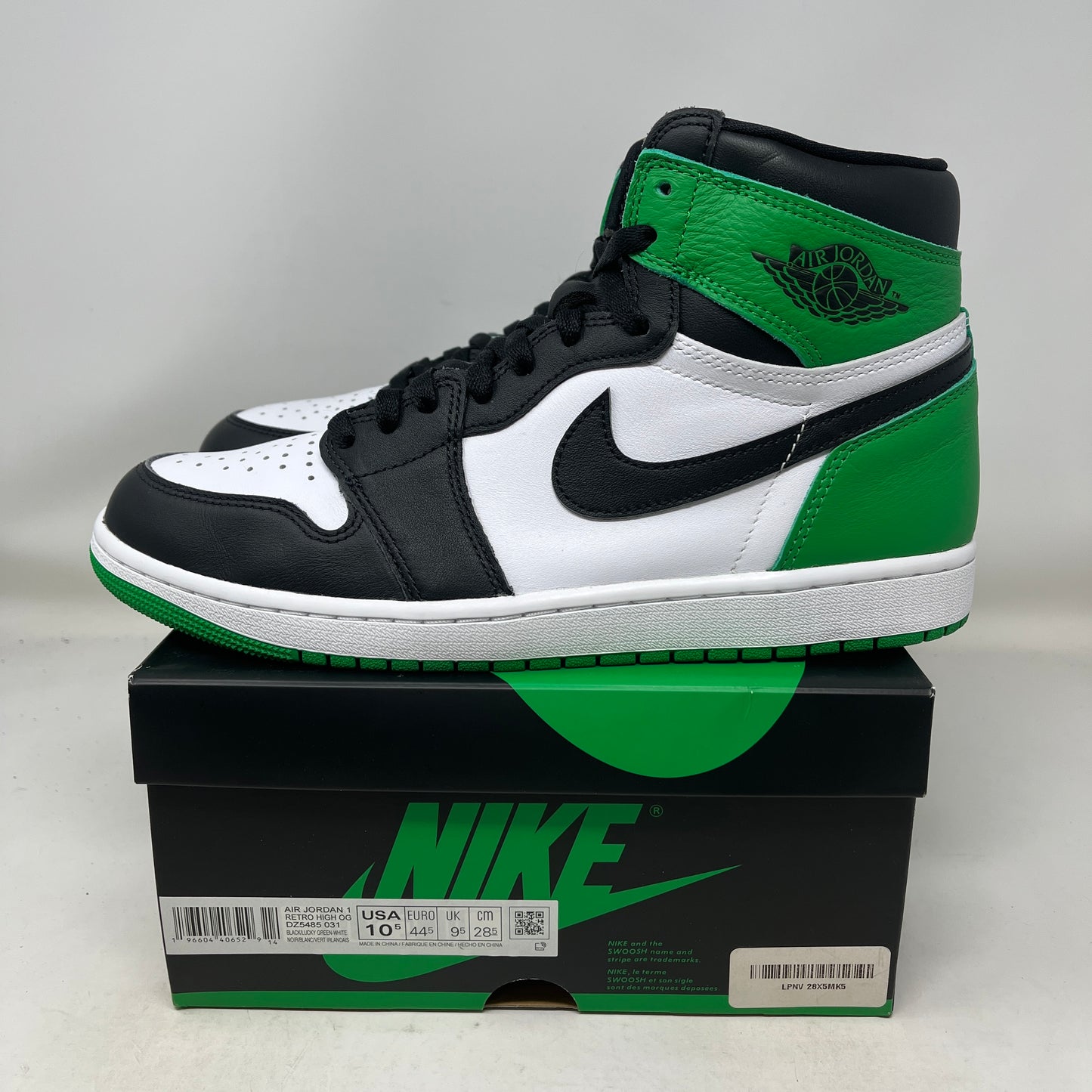 Jordan 1 Retro High OG Lucky Green Used