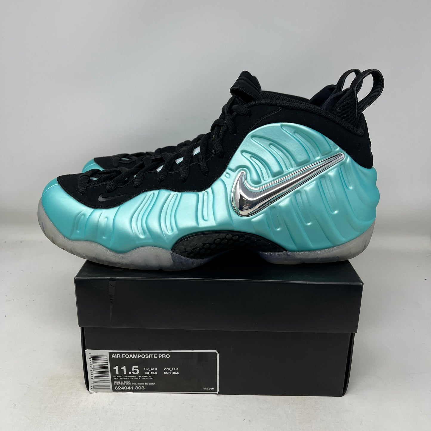 Air Nike Foamposite Pro Island Green Used