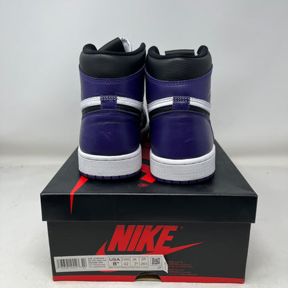 Jordan 1 Retro High Court Purple White Used