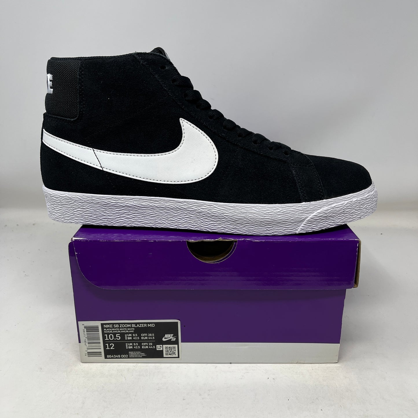 Nike SB Zoom Blazer Mid Black White