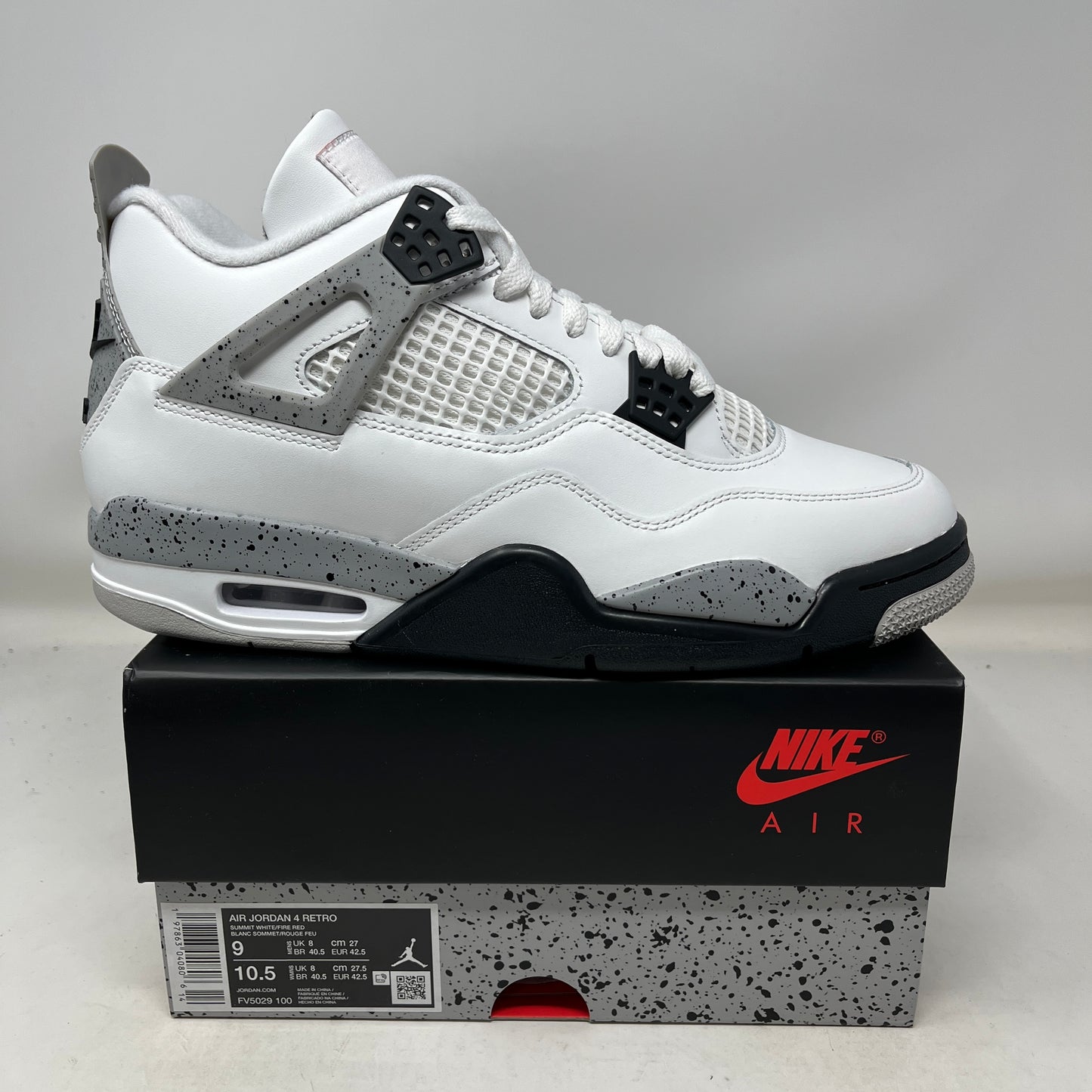 Jordan 4 Retro White Cement (2025)