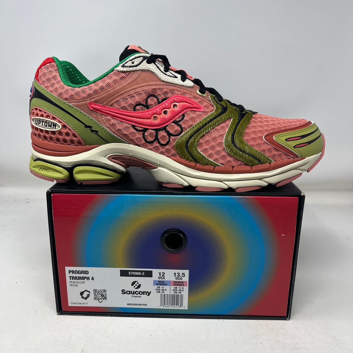 Saucony ProGrid Triumph 4 Jae Tips Flowers Grow Uptown Virginia Creeper