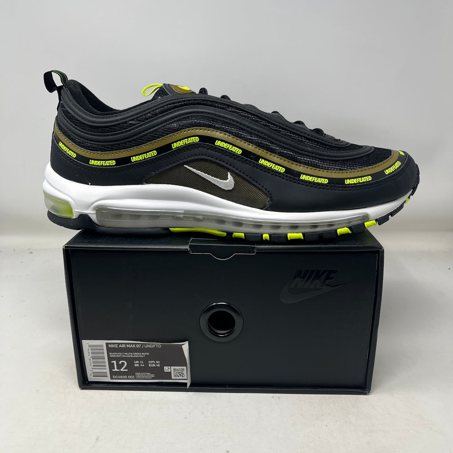 Nike Air Max 97 Undefeated Black Volt