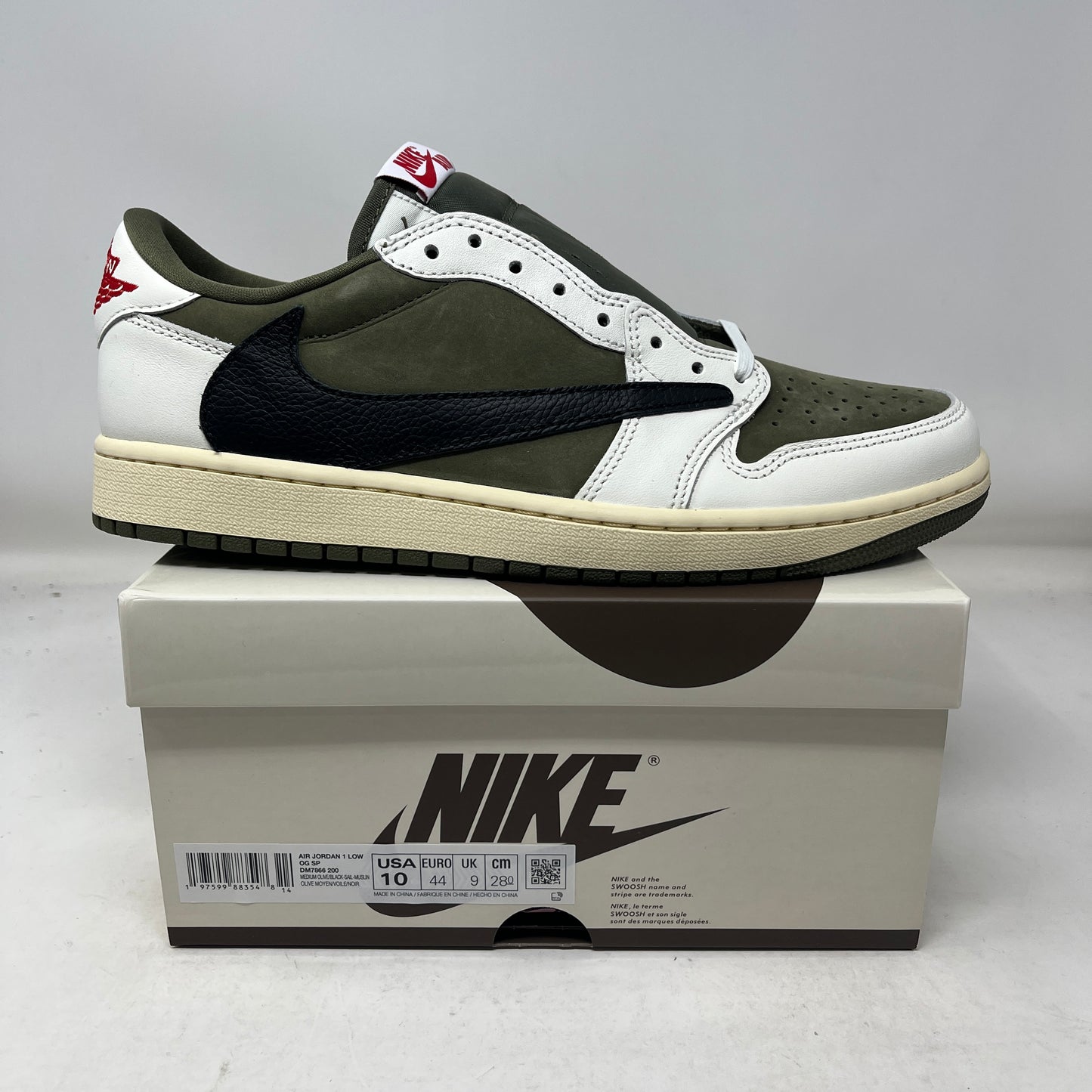 Jordan 1 Retro Low OG SP Travis Scott Medium Olive