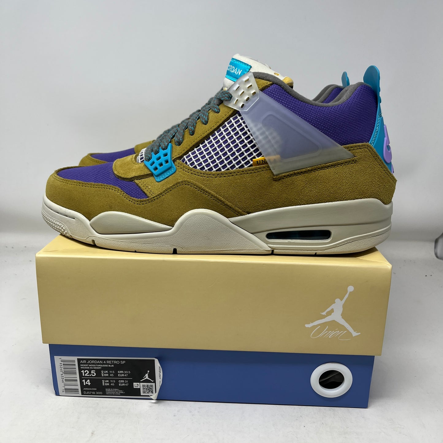 Jordan 4 Retro SP 30th Anniversary Union Desert Moss Used
