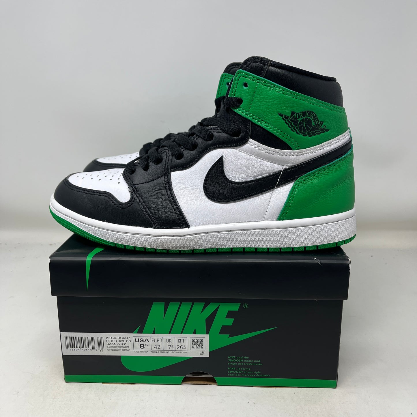 Jordan 1 Retro High OG Lucky Green Used