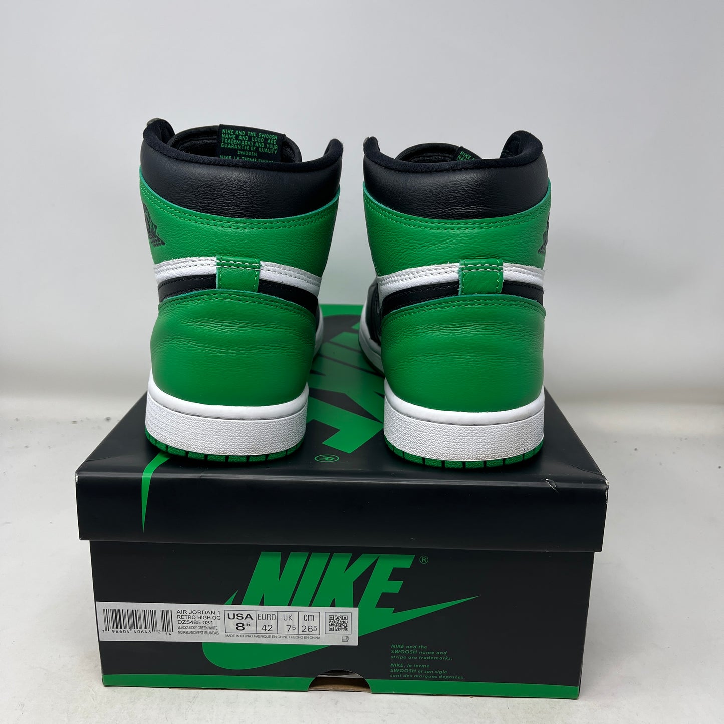 Jordan 1 Retro High OG Lucky Green Used
