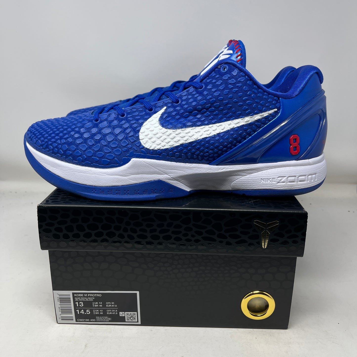 Nike Kobe 6 Protro Dodgers Used