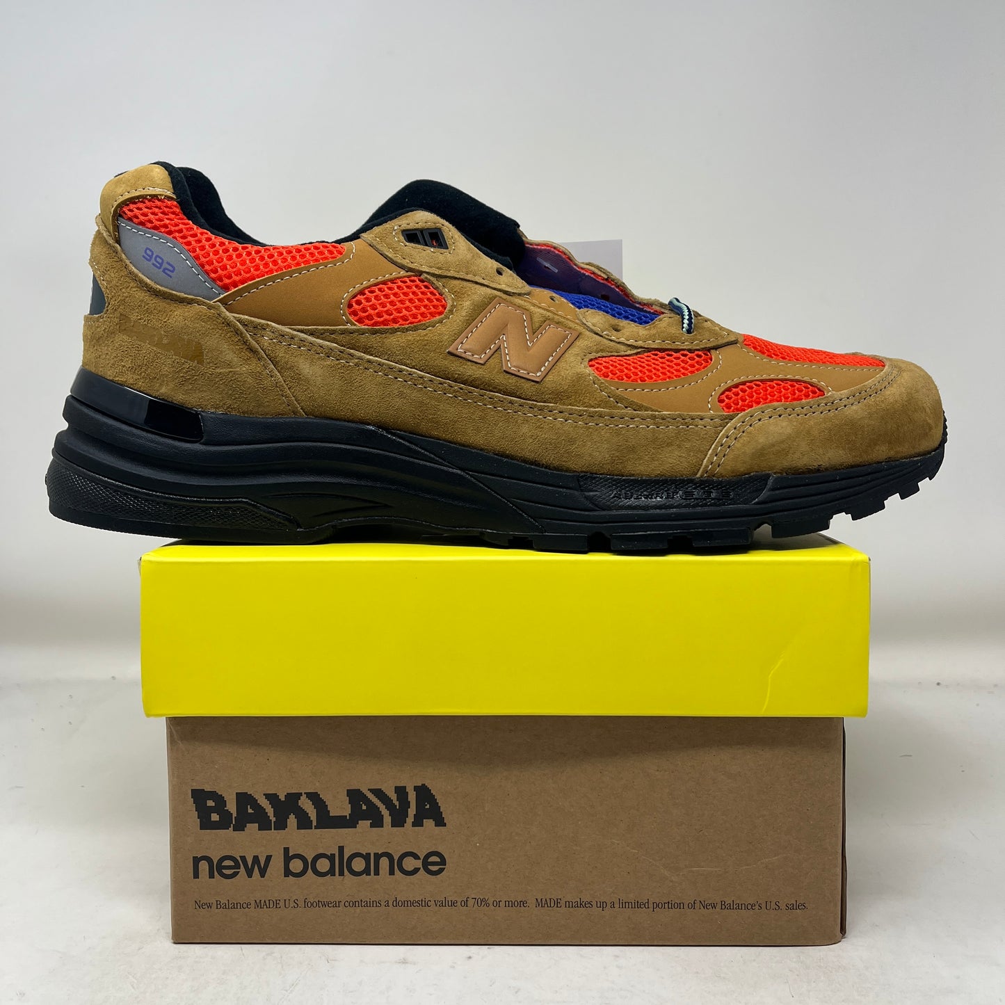 New Balance 992 MiUSA Action Bronson Tiger Eye