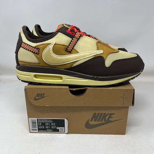 Nike Air Max 1 Travis Scott Cactus Jack Baroque Brown Used