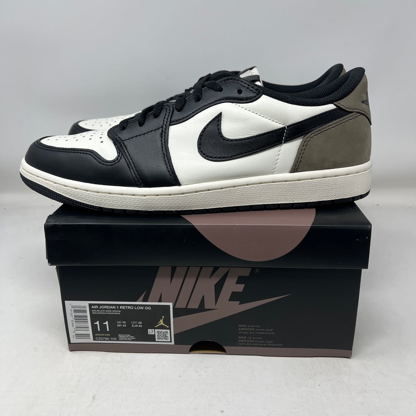Jordan 1 Retro Low OG Mocha Used