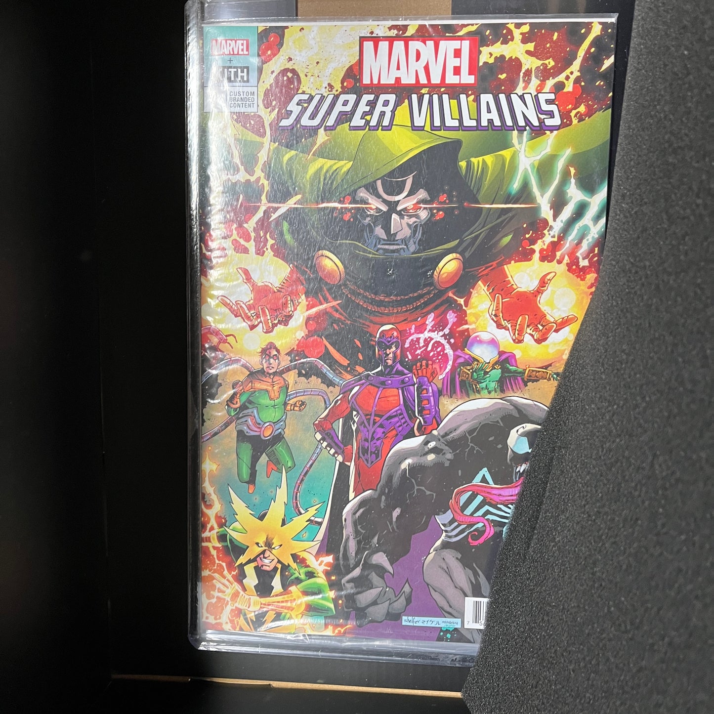 ASICS Gel-Kayano 14 Kith Marvel Villains Silver Surfer Sealed Box (Comic Included) Used