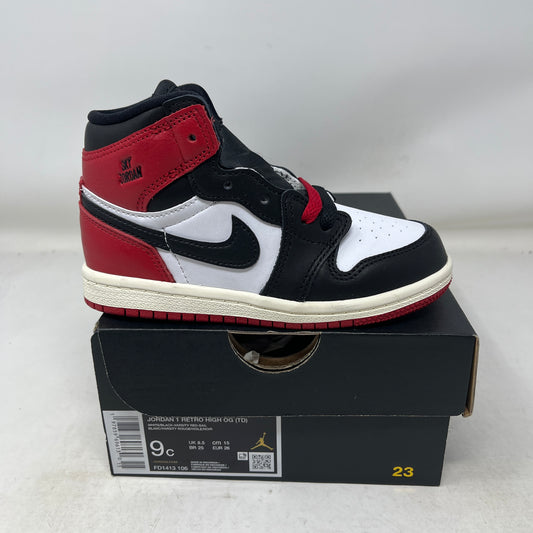 Jordan 1 Retro High OG Black Toe Reimagined (TD)