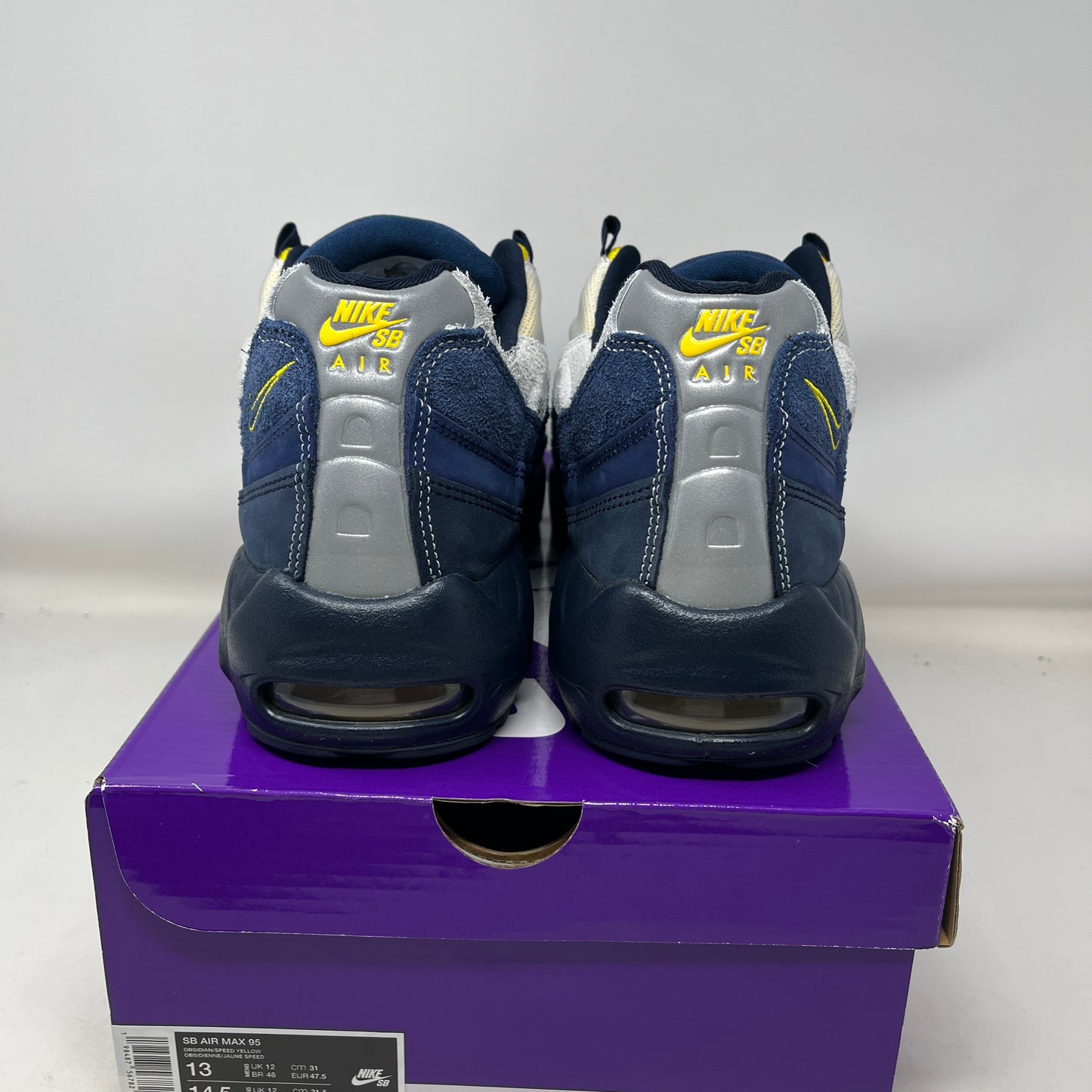 Nike Air Max 95 SB Eric Koston Obsidian Speed Yellow Used