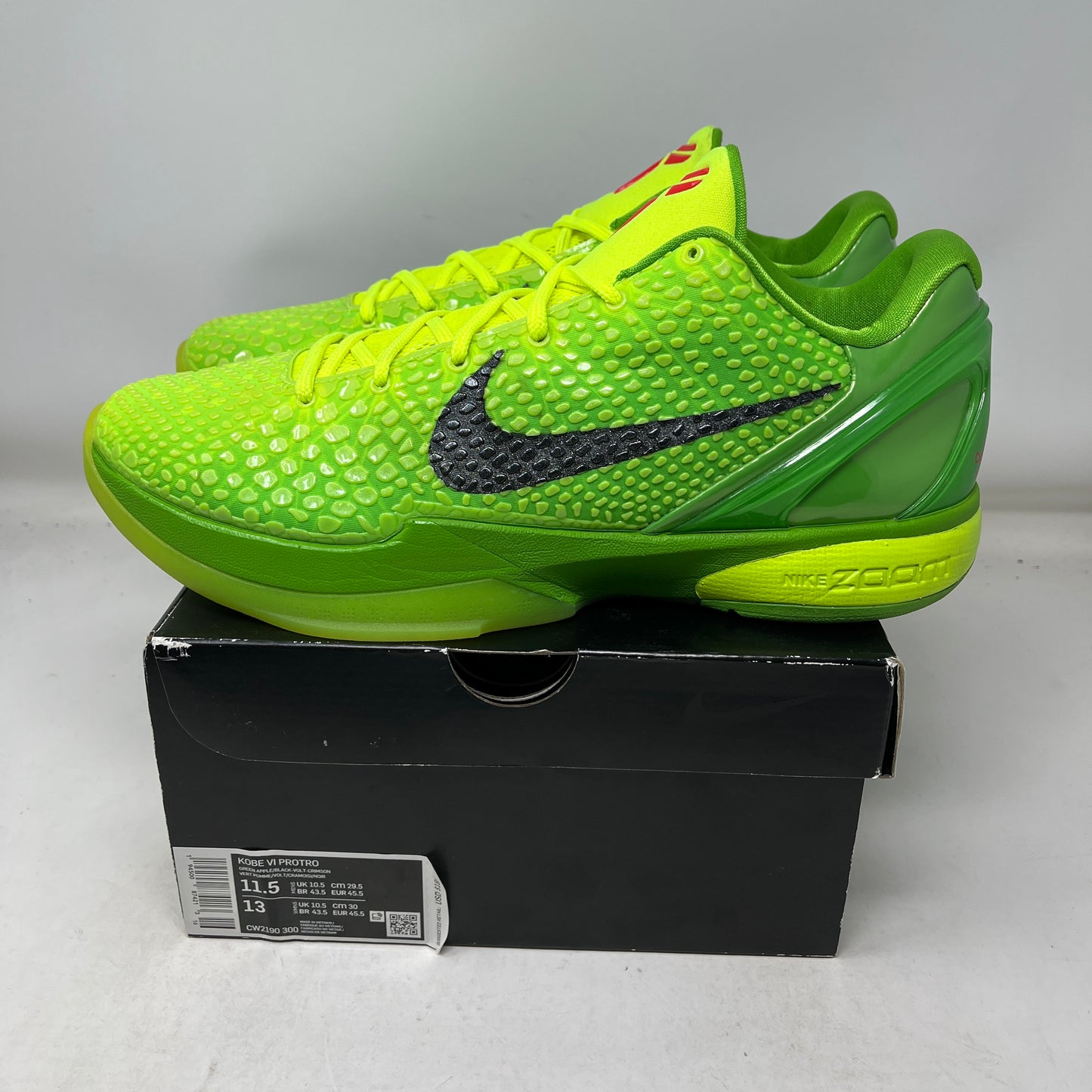 Nike Kobe 6 Protro Grinch (2020) Used