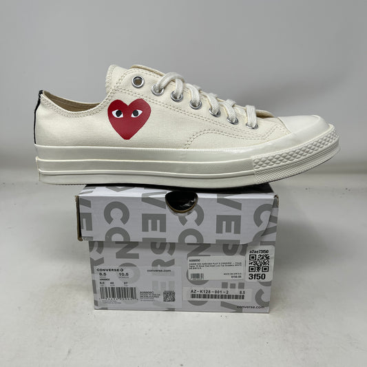Converse Chuck Taylor All Star 70 Ox Comme des Garcons PLAY Single Heart Milk