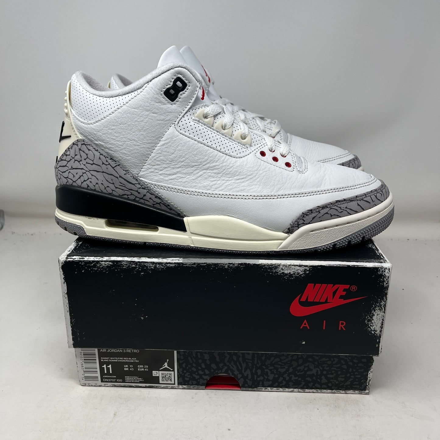 Jordan 3 Retro White Cement Reimagined Used