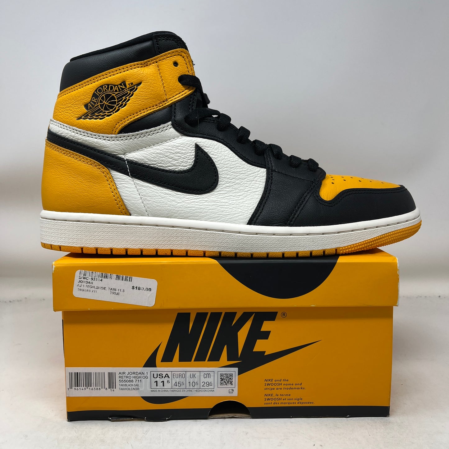 Jordan 1 Taxi Used