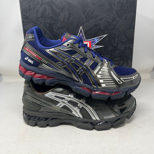 ASICS Gel-Kayano 12.1 Kith Marvel vs. Capcom Captain America vs. Guile Sealed Box (Comic Included)