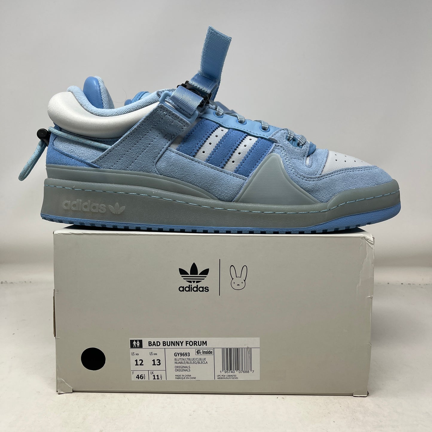 adidas Forum Buckle Low Bad Bunny Blue Tint Used