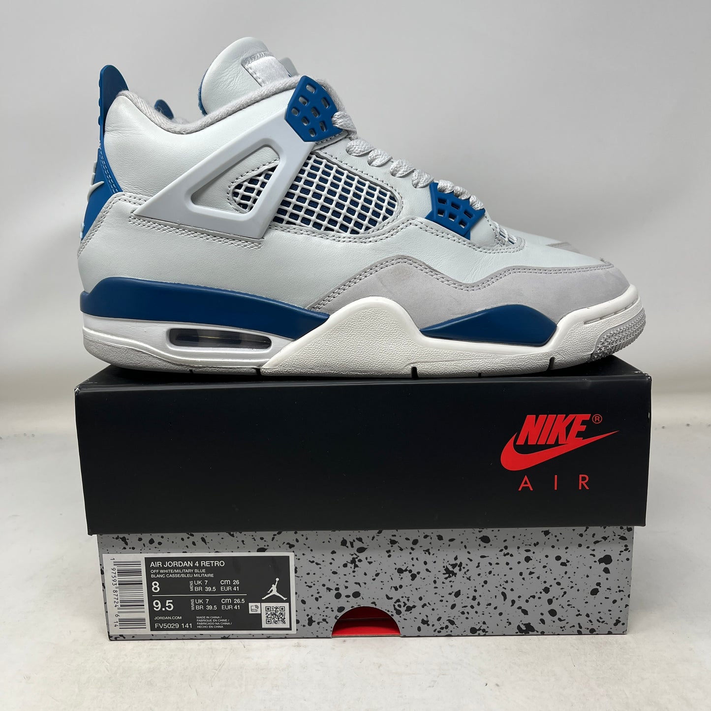 Jordan 4 Retro Military Blue (2024) Used