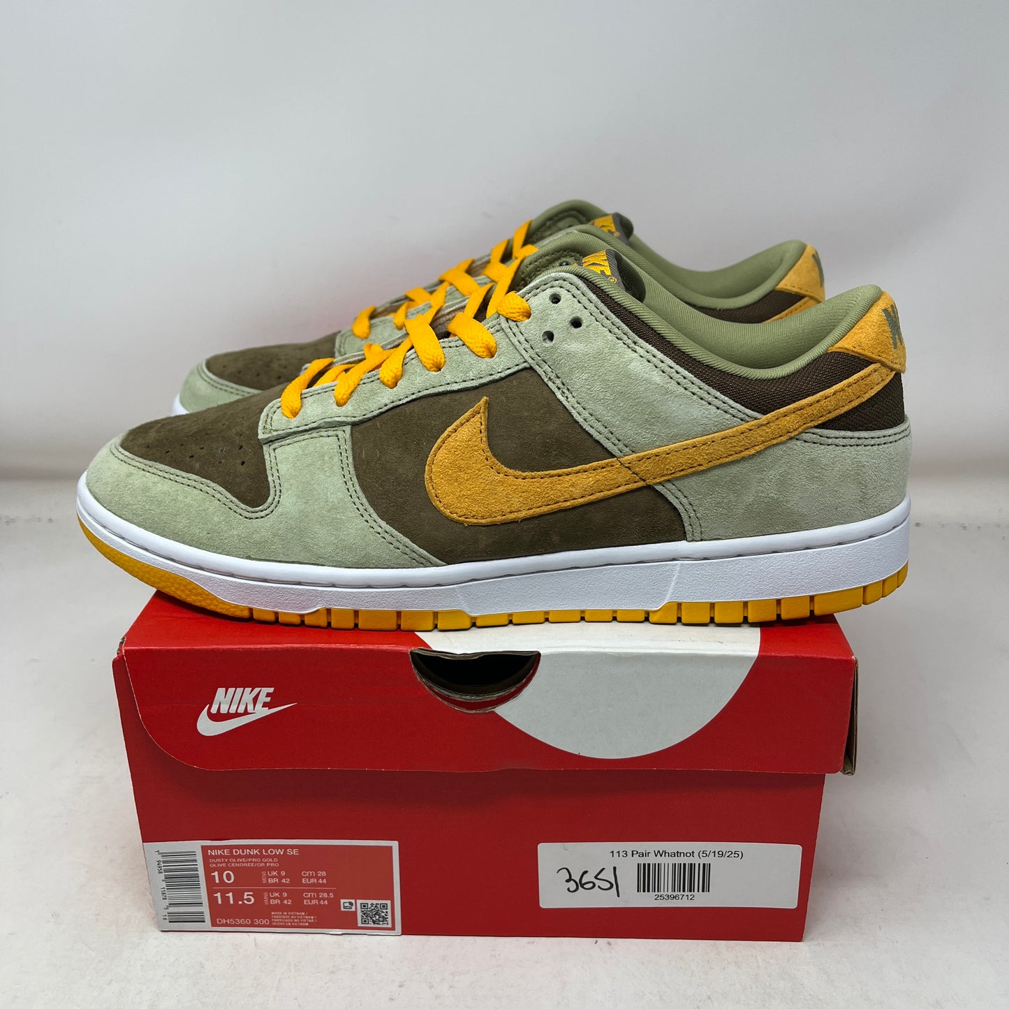 Nike Dunk Low Dusty Olive Used