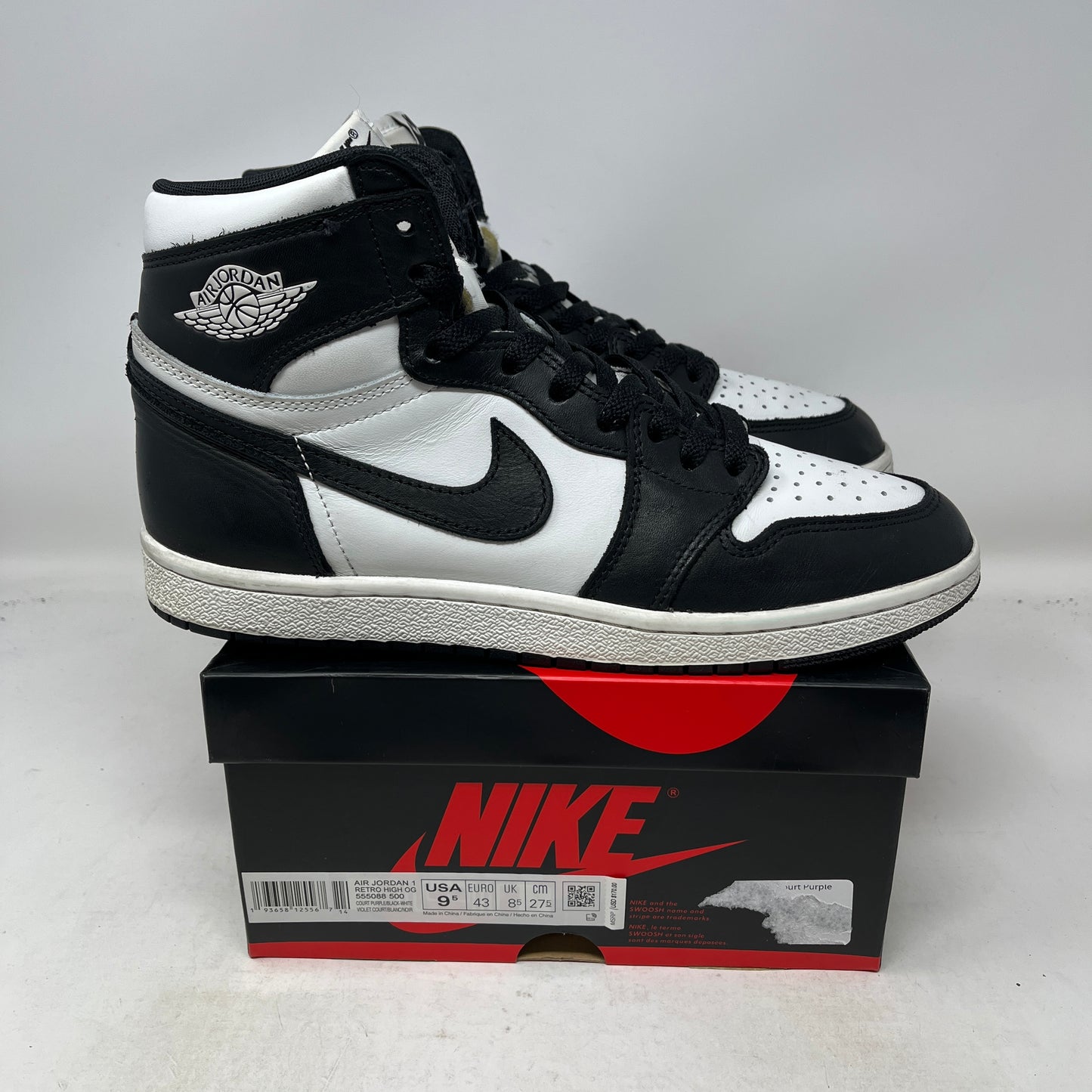 Jordan 1 Retro High '85 Black White (2023) Used