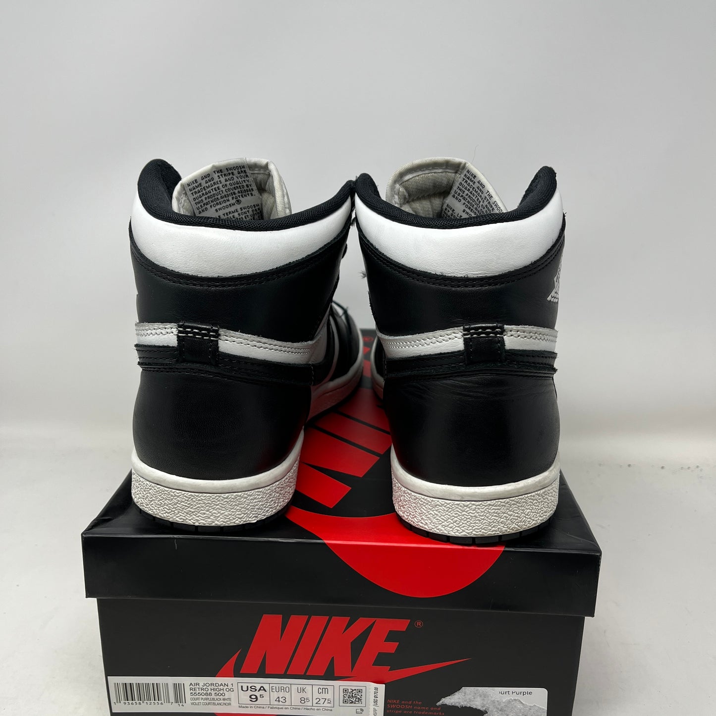 Jordan 1 Retro High '85 Black White (2023) Used