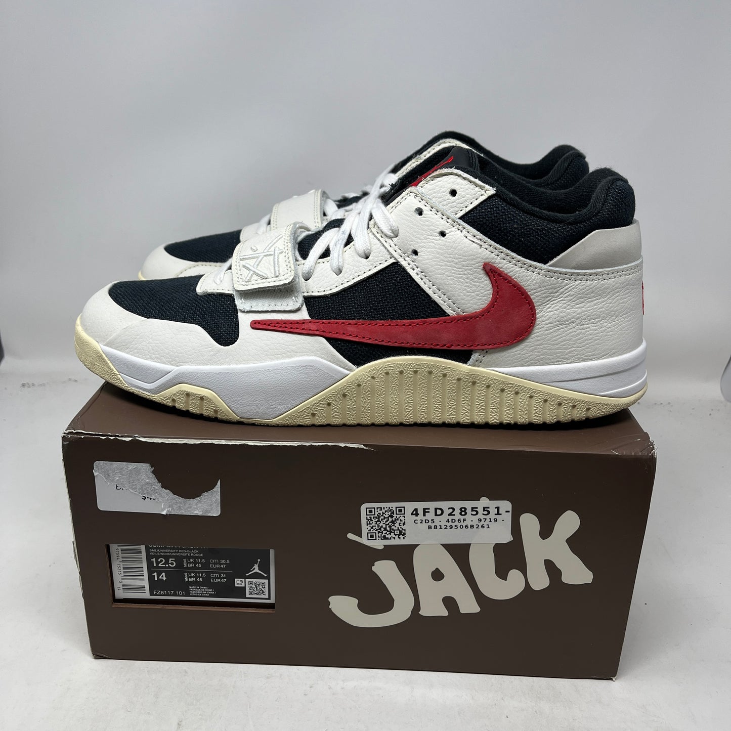 Jordan Jumpman Jack TR Travis Scott University Red Used