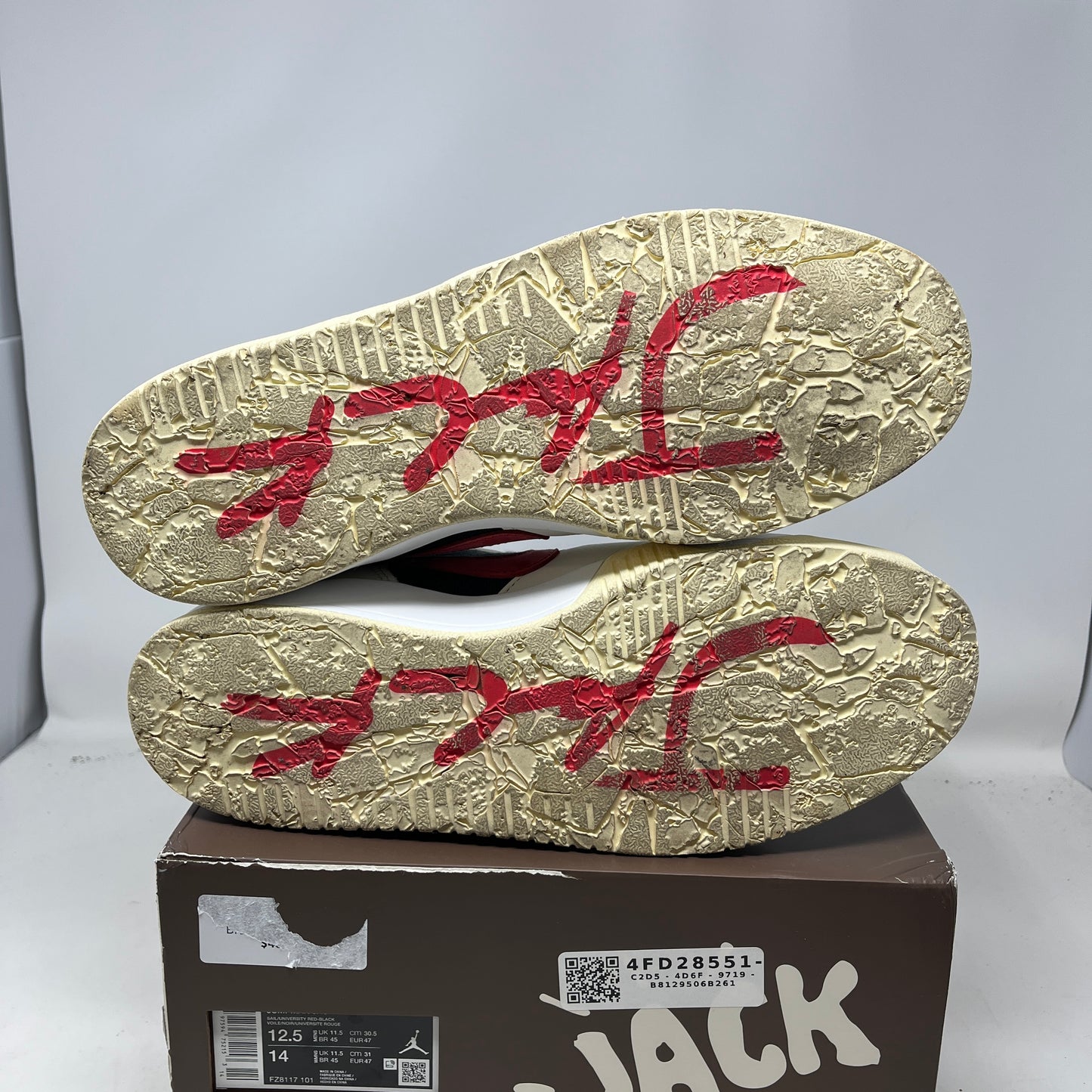 Jordan Jumpman Jack TR Travis Scott University Red Used