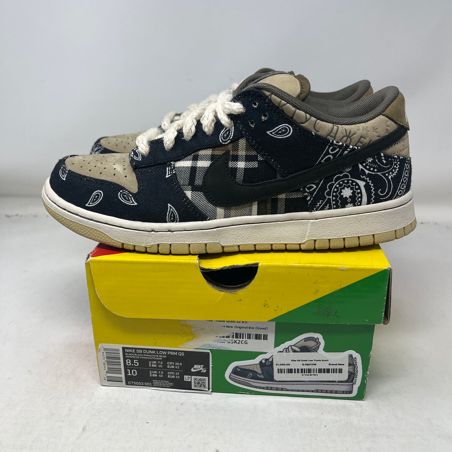 Nike SB Dunk Low Travis Scott Used