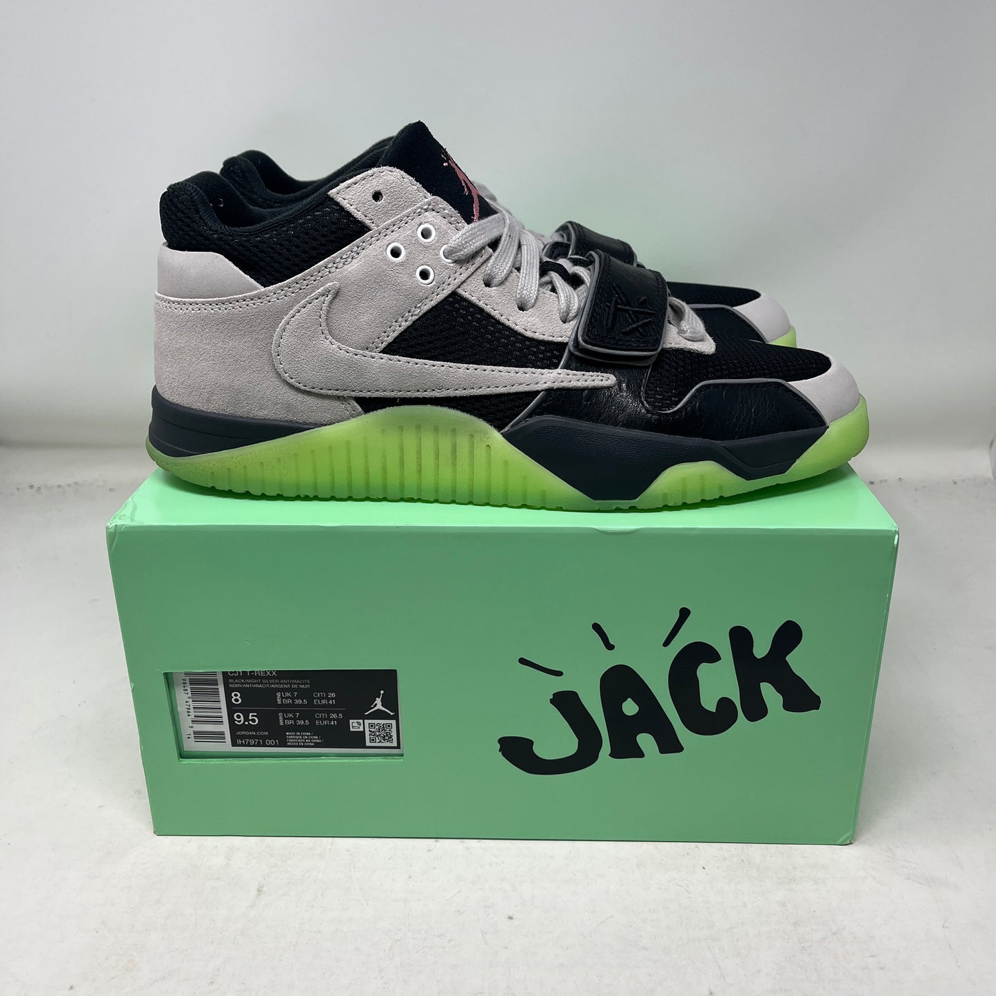 Jordan Jumpman Jack TR Travis Scott x Chase B Black Night Silver Used