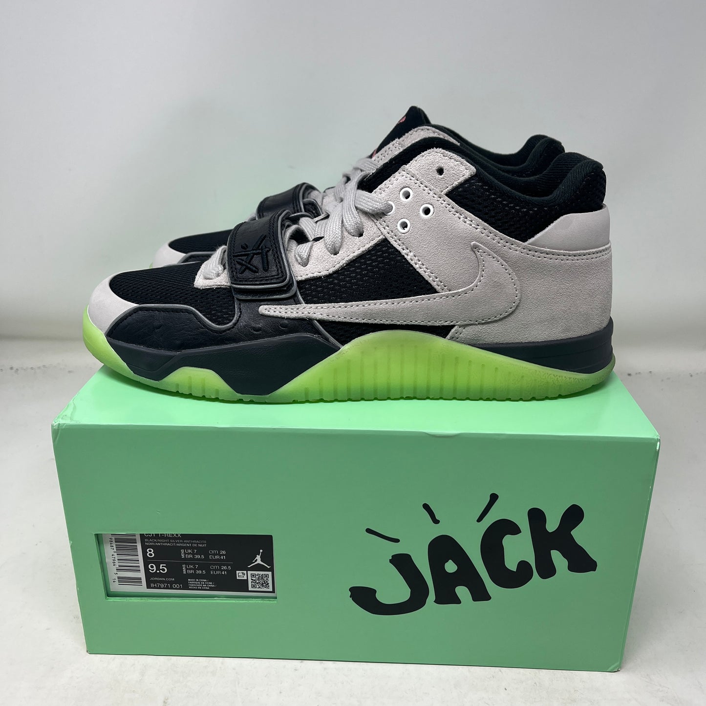Jordan Jumpman Jack TR Travis Scott x Chase B Black Night Silver Used