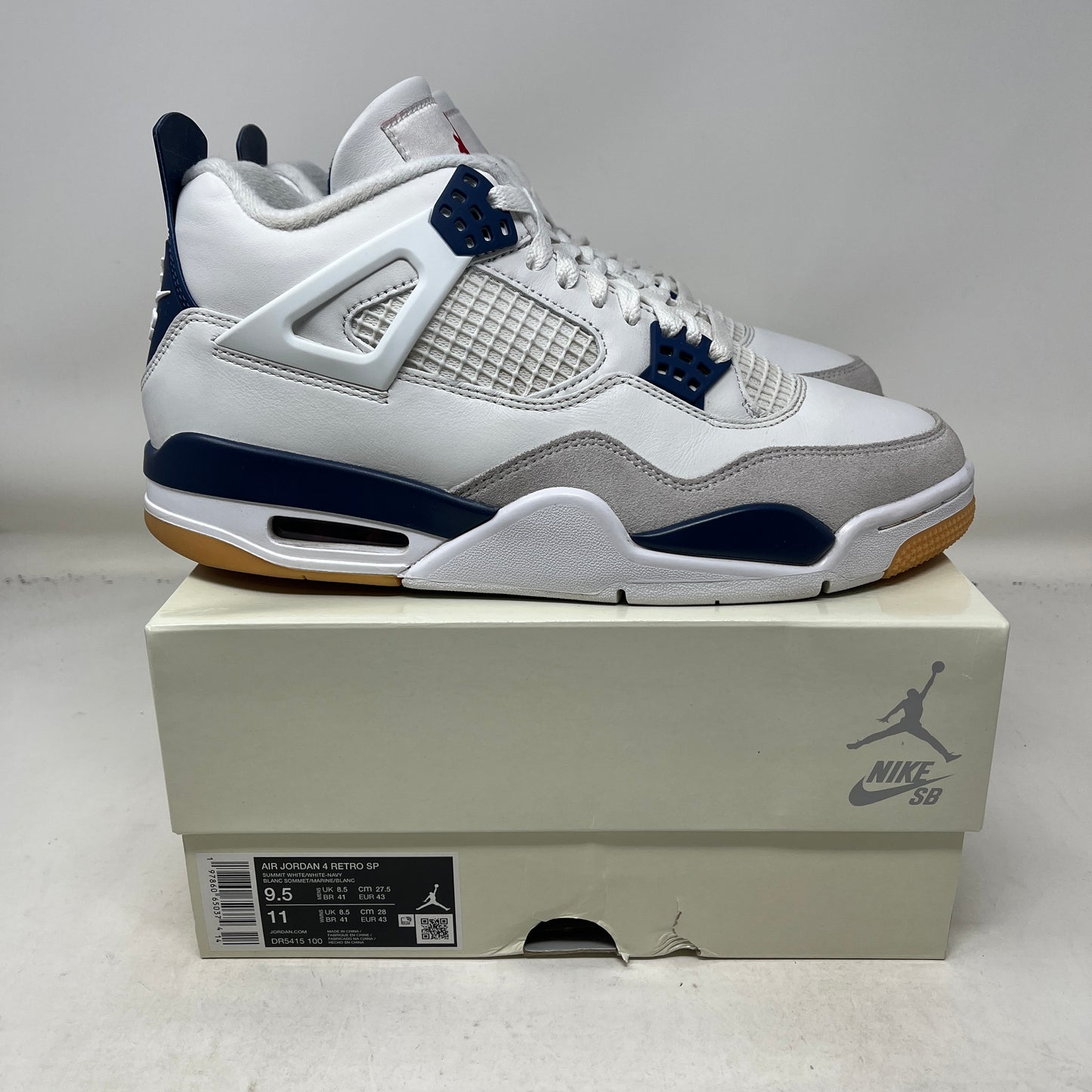 Jordan 4 Retro SB Navy Used