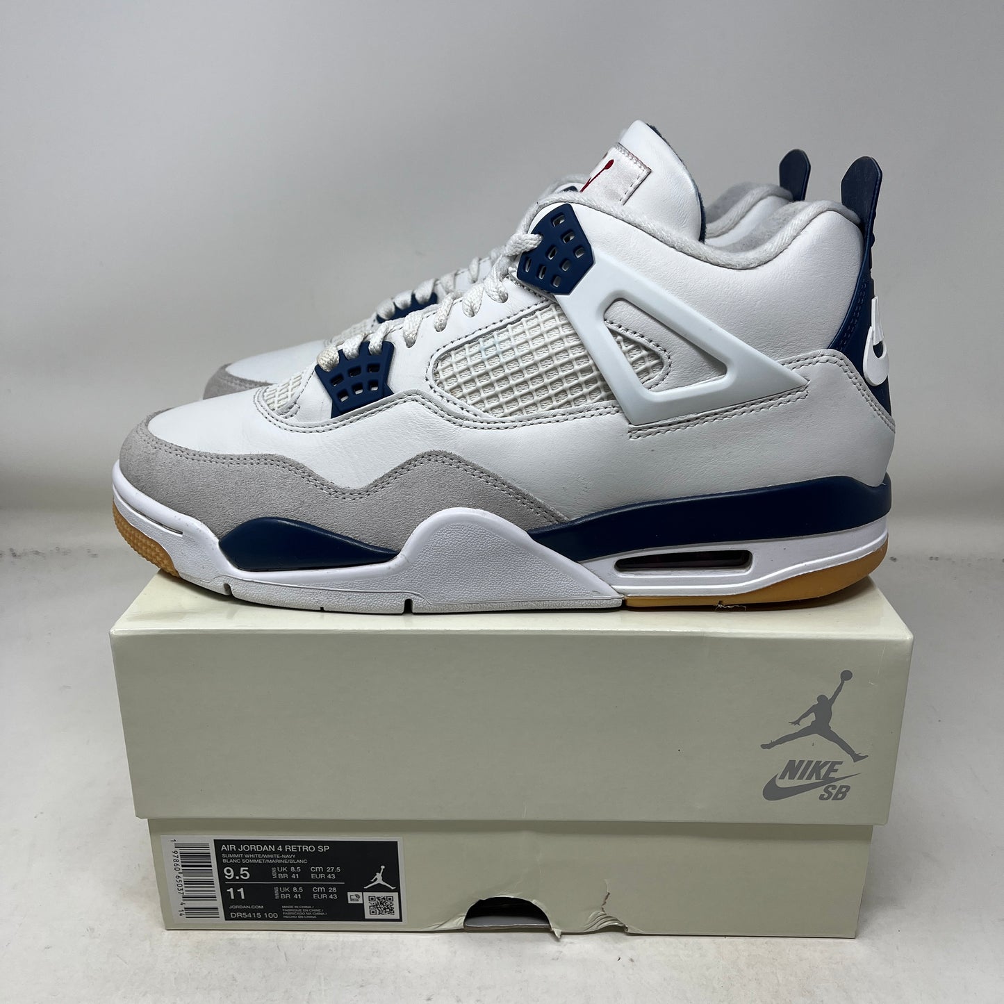 Jordan 4 Retro SB Navy Used