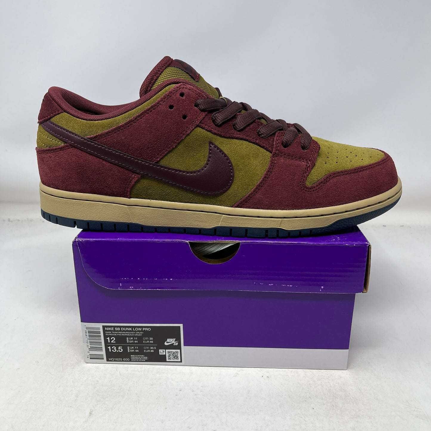 Nike SB Dunk Low Dark Team Red Olive Flak