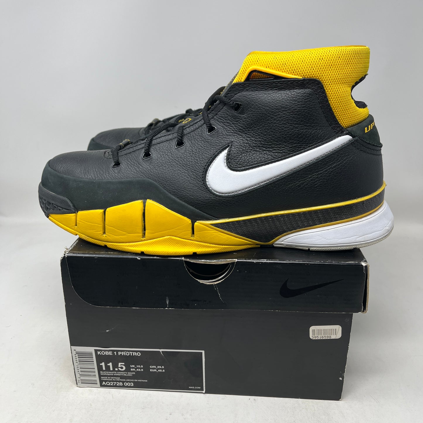 Nike Kobe 1 Protro Black Maize Used
